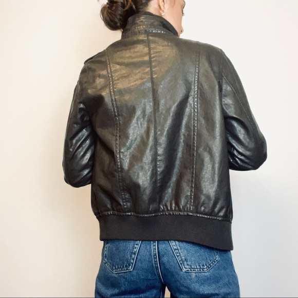 Brown Bomber Jacket - Picture 3 of 5